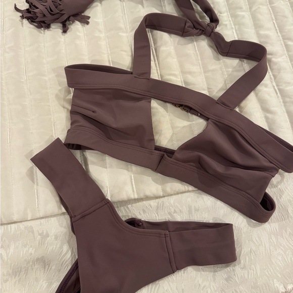 Montce taupe purple bikini set - Picture 2 of 6